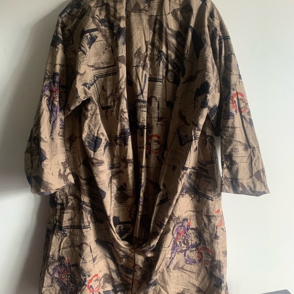 Newspaper Cotton Jacket - Picture 8 of 16